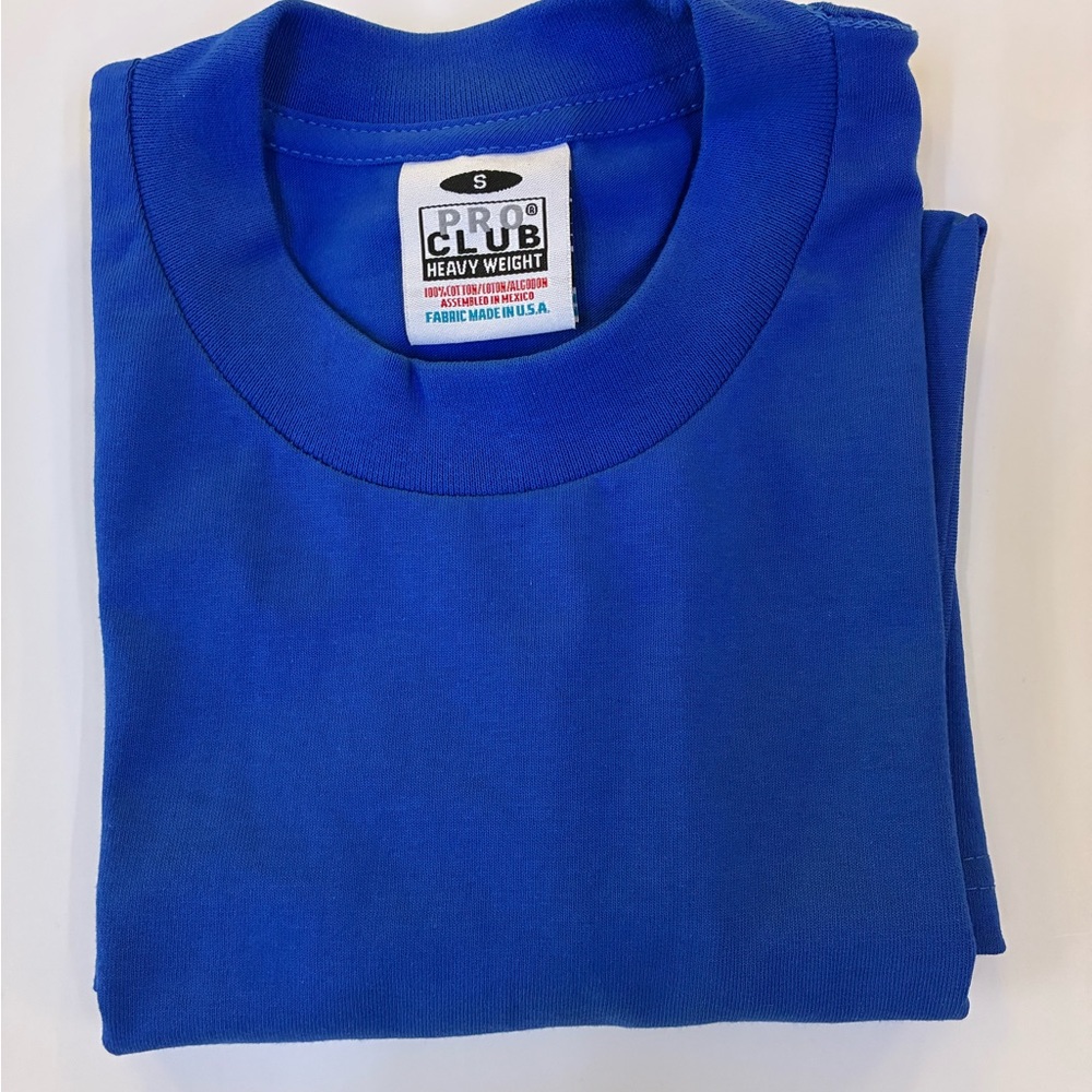 Pro Club Men's Classic Blue Tee
